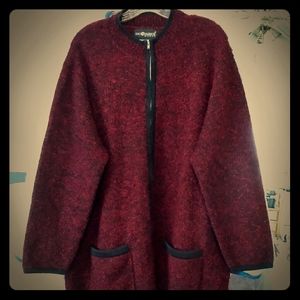 Plus Size Sweater Jacket
